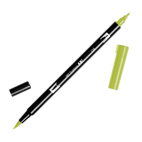 Tombow ABT Dual Brush Pen - Green Colour Range 1 (098 - 195) - - Brush Pens - Bunbougu