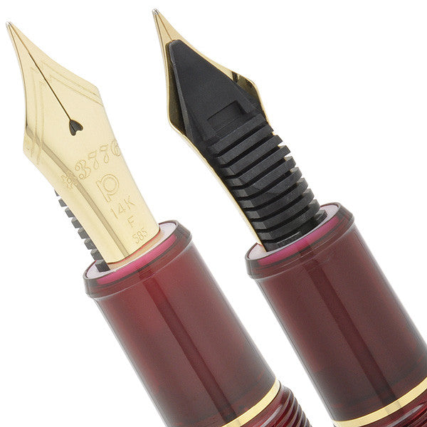 Platinum 3776 Century Fountain Pen - Bourgogne Red - 14k Gold -  - Fountain Pens - Bunbougu
